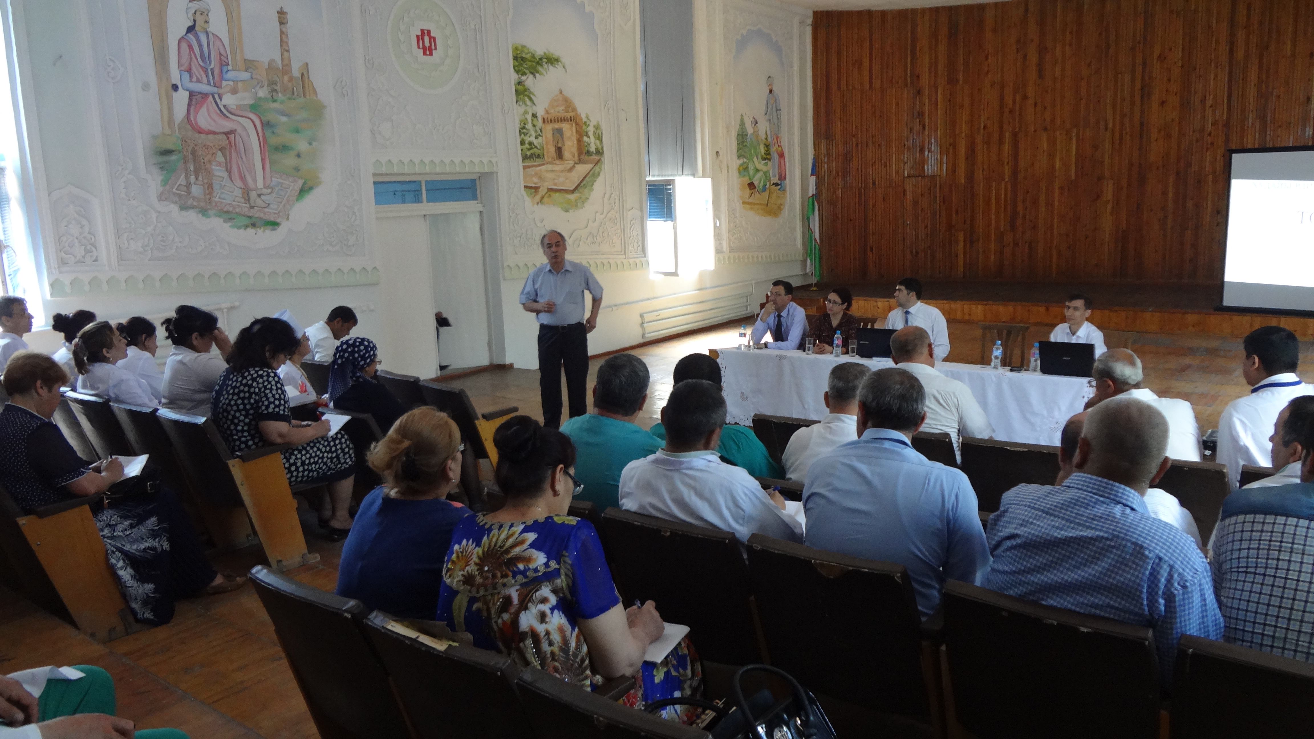 10-14 мая 2016 г. сотрудниками НИИЭМИЗ проведен мастер-класс в Бухарской и Навоийской областях