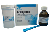 БЕЛАДОНТ - Цемент стоматологический силикофосфатный пломбировочный 