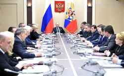 Министр Вероника Скворцова приняла участие в совещании Президента Российской Федерации Владимира Путина с членами Правительства