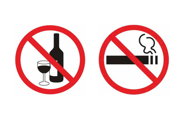 В общественных местах появятся таблички о запрете курения и спиртного