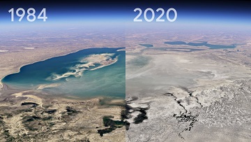 В Google Earth показали произошедшее с планетой за 37 лет