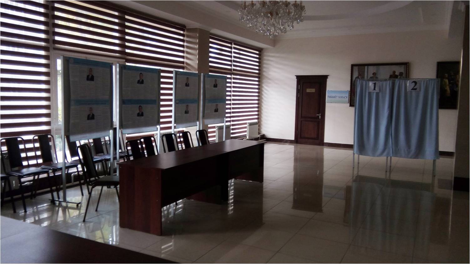 Оснащение 158 избирательного участка