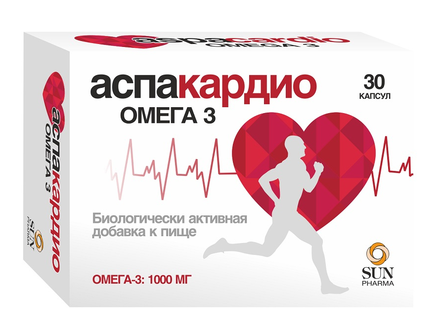 АспаКардио Омега 3 – новинка в ассортиментном портфеле компании «Сан Фарма» 