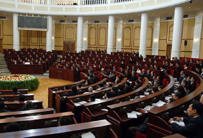 Совместное заседание Законодательной палаты и Сената Олий Мажлиса Республики Узбекистан