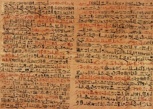 Фрагмент медицинского папируса Эдвина Смита. XVI в. до н.э. Нью-Йорк, Академия медицины.